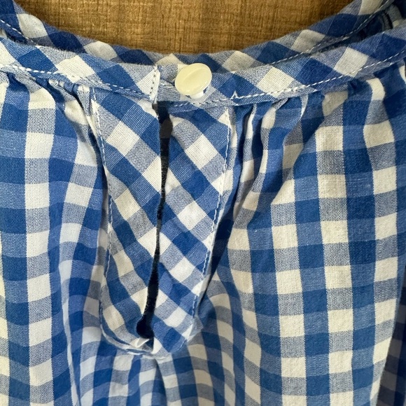 Maison Mini ruffle gingham romper - Picture 2 of 3